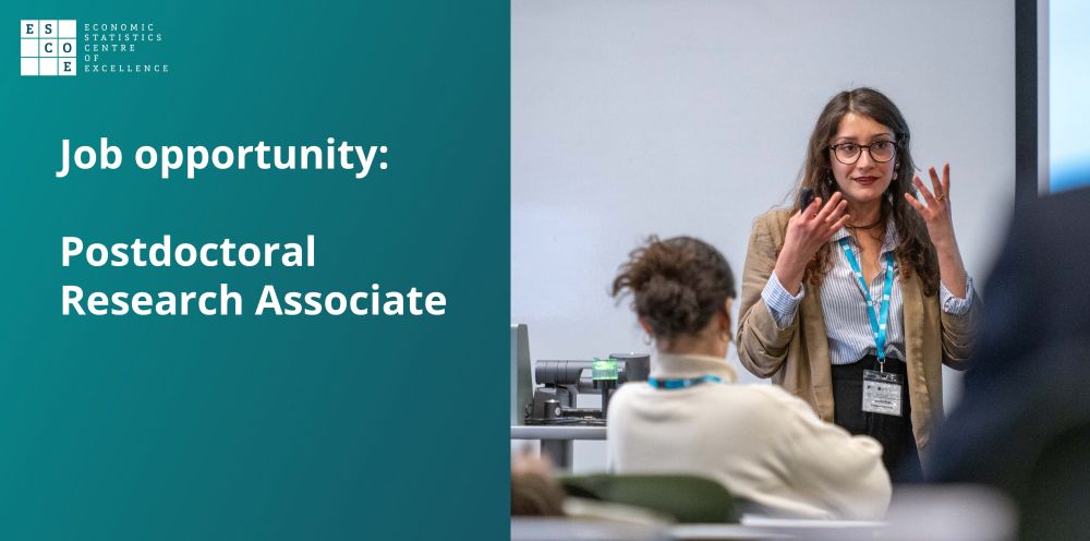 Graphic says:

Job opportunity: Postdoctoral Research Associate