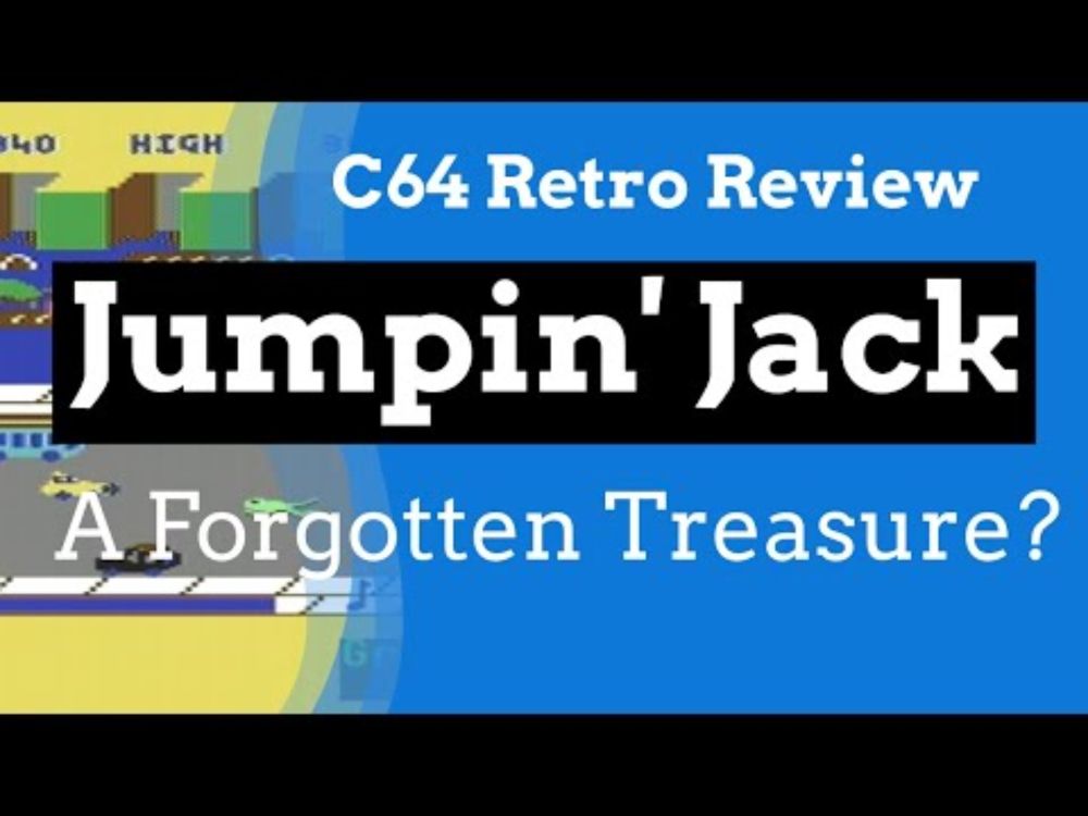 C64 Retro Review - Jumpin Jack - A Forgotten Treasure?