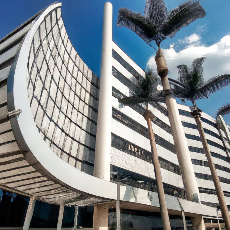 Imagem gerada por inteligência artificial sobre arquitetura moderna