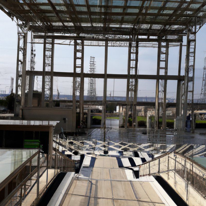 Imagem gerada por inteligência artificial sobre arquitetura moderna