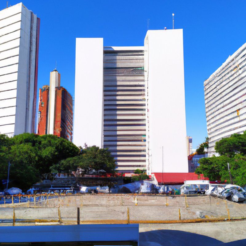 Imagem gerada por inteligência artificial sobre arquitetura moderna