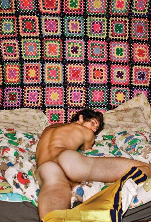A handsome naked man lying face down on a bed with his legs spread. He’s looking over his right shoulder at the camera.







#adults #adultcontent #adultsonly #nsfw #gaynsfw #fcf #cock #fatcock #penis #man #men #gayporn #vintage #retro #vintageporn #gaydaddy #tattoo #muscles #fetish #gayfetish #kink #kinky #gaykink #jeans #denim #denimfetish #leather #wrestle #wrestling #gaywrestling #homoerotic #nipples #mensnipples #nippleplay #hairy #hairymen #gayhairy #hairyfetish #blowjob #balls #testicles #lick #suck #wank #gaywank #hump #day #humpday #happyhumpday #ass #manass #butt #manbutt #gaycouple #boyfriends #naughty #naughtylist #jockstrap #top #topbottom #toporbottom #topversbottom #tom #finland #tomoffinland #leather 
#leatherman #leatherkink #leatherfetish #threesome #throuple #groupsex #orgy #gayorgy #gaythrouple #gaygroupsex