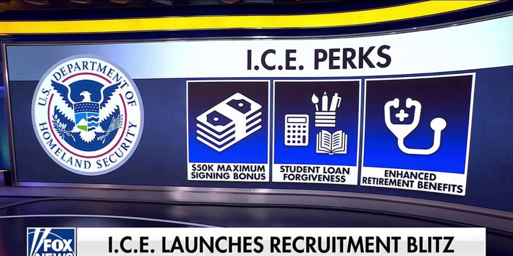 As I sat in the waiting room for my annual physical, I was shown a video recruiting me to join Immigration and Customs Enforcement.