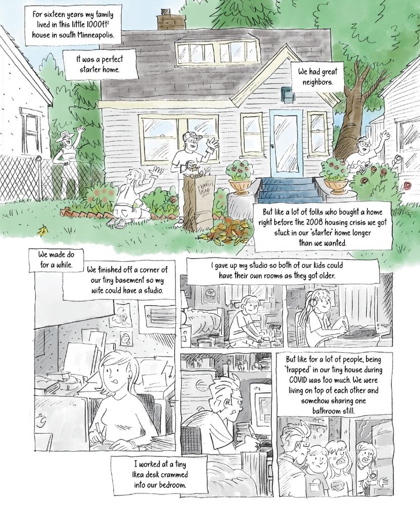 A detailed comic page.