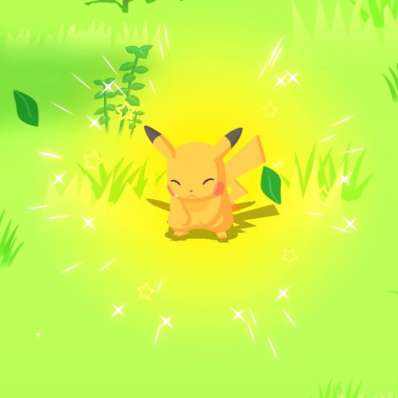 Shiny Pikachu from Pokémon Sleep