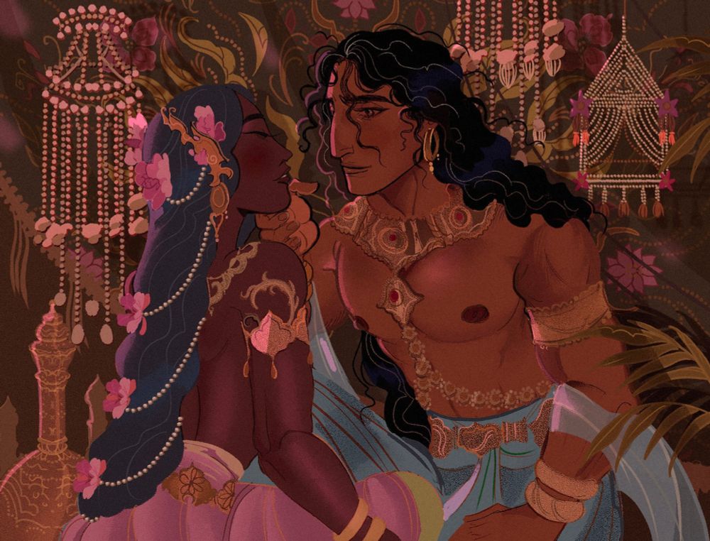 Red room with south and southeast asian ocs 