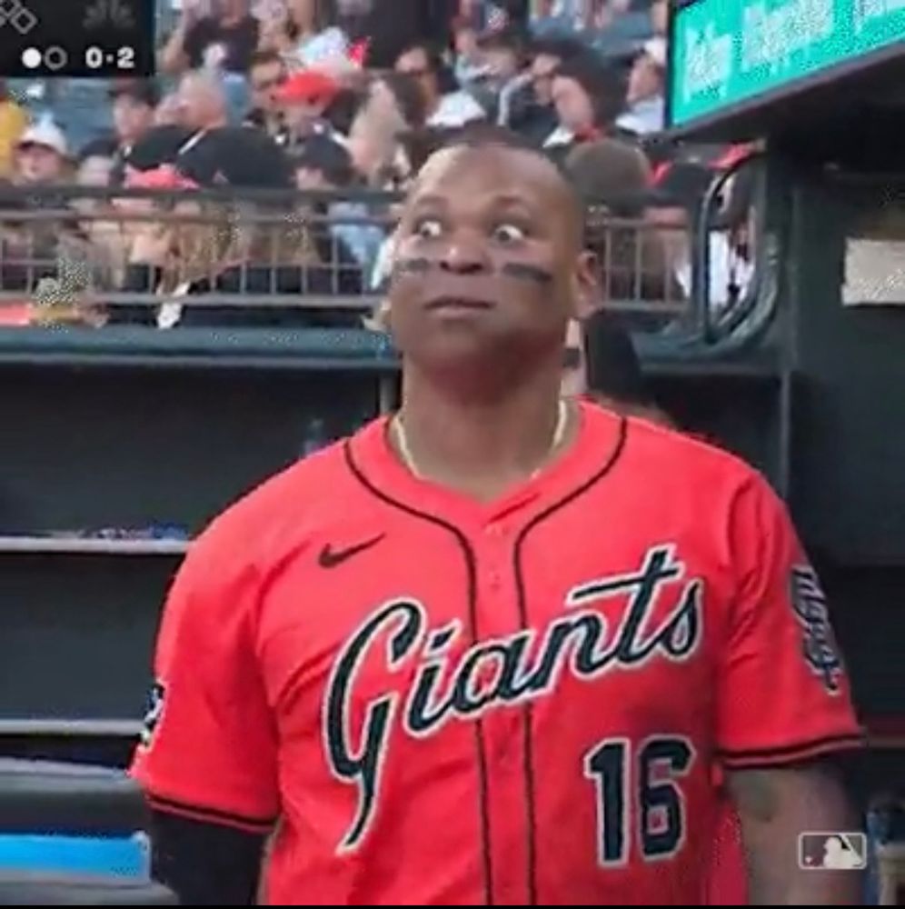 Rafael Devers big eyes reaction to his home run 