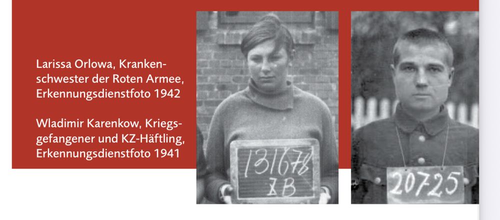 Erkennungsdienstliche schwarz-weiße Fotos einer Frau und eines Mannes.  Quelle: Obd-memorial.ru