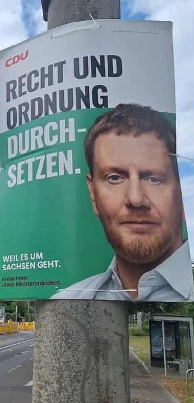 Recht und Ordnung durchsetzen. Die Forderung von CDU