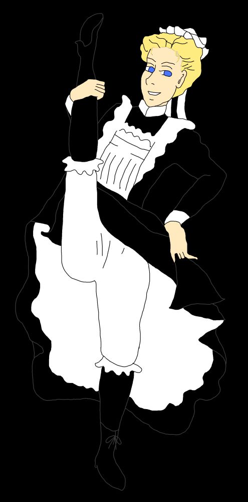 Maria from Kaoru Mori’s Emma performing the can-can dance.