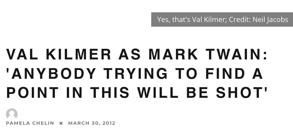 An LA Weekly headline from March 30, 2012: 