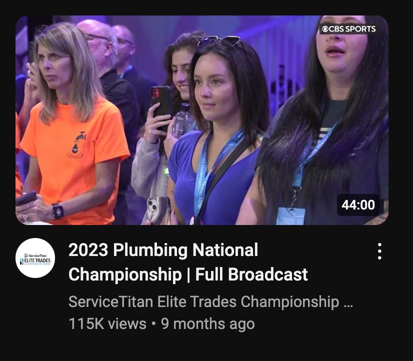 YouTube video for "2023 Plumbing National Championship | Full Broadcast"