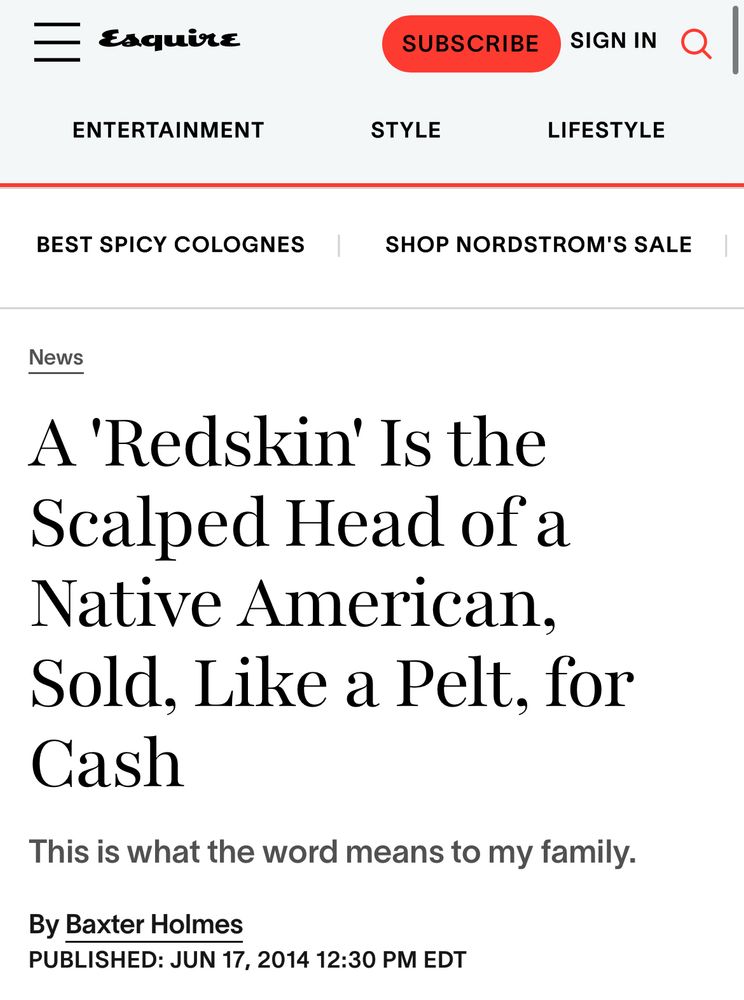 A 'Redskin' Is the Scalped Head of a Native American, Sold, Like a Pelt, for Cash