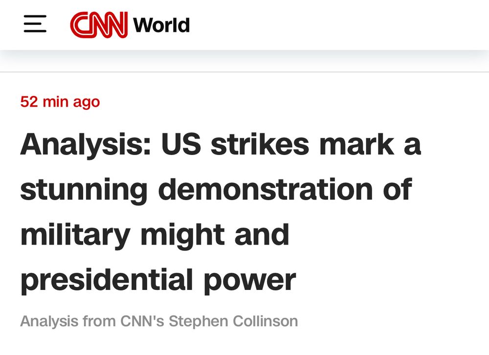 Analysis: US strikes mark a stunning demonstration of military might and presidential power
