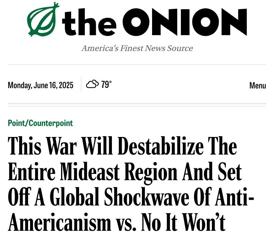 This War Will Destabilize The Entire Mideast Region And Set Off A Global Shockwave Of Anti-Americanism vs. No It Won’t
