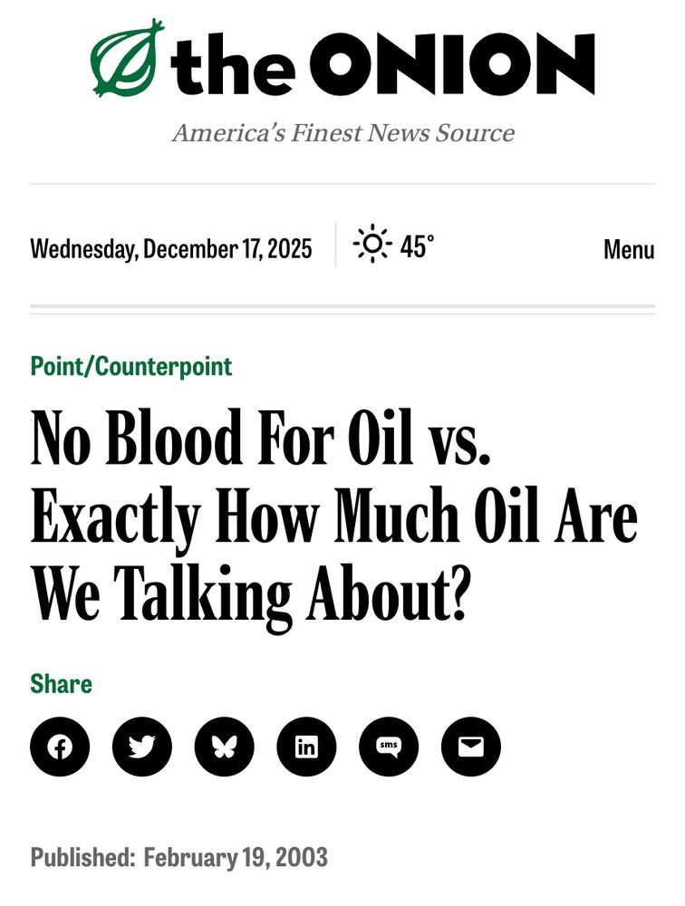 Point/Counterpoint: No Blood For Oil vs. Exactly How Much Oil Are We Talking About?
