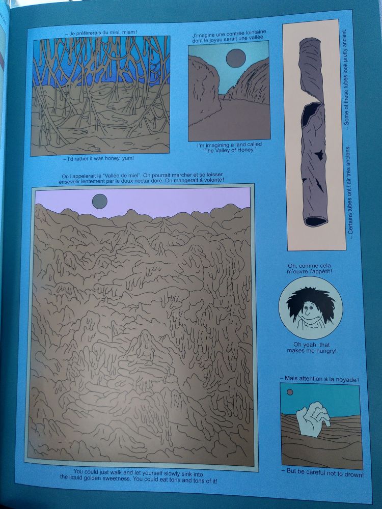 Page intérieure de Le Sentier, bande dessinée de Sammy Stein.