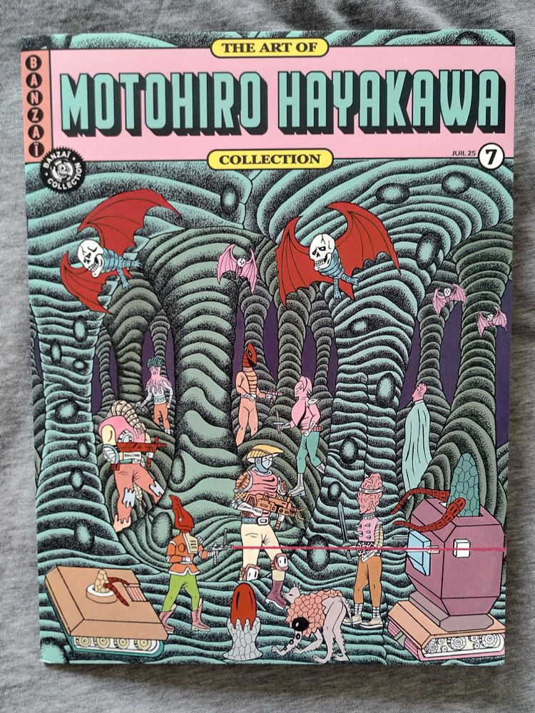 Couverture de la monographie de Motohiro Hayakawa parue chez Banzai éditions.
