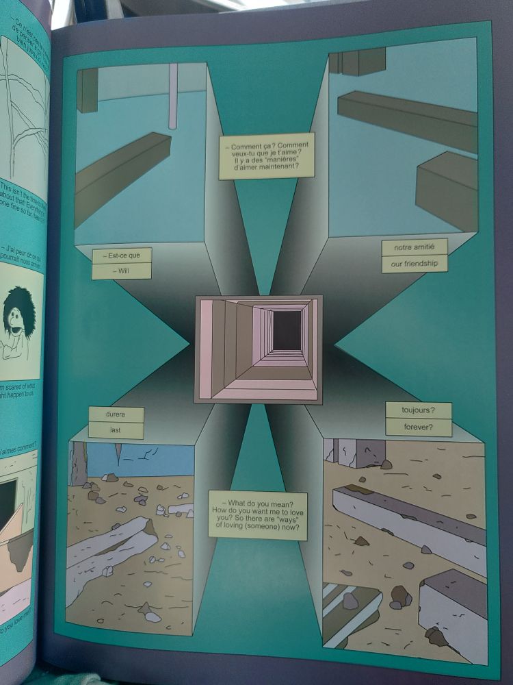 Page intérieure de Le Sentier, bande dessinée de Sammy Stein.