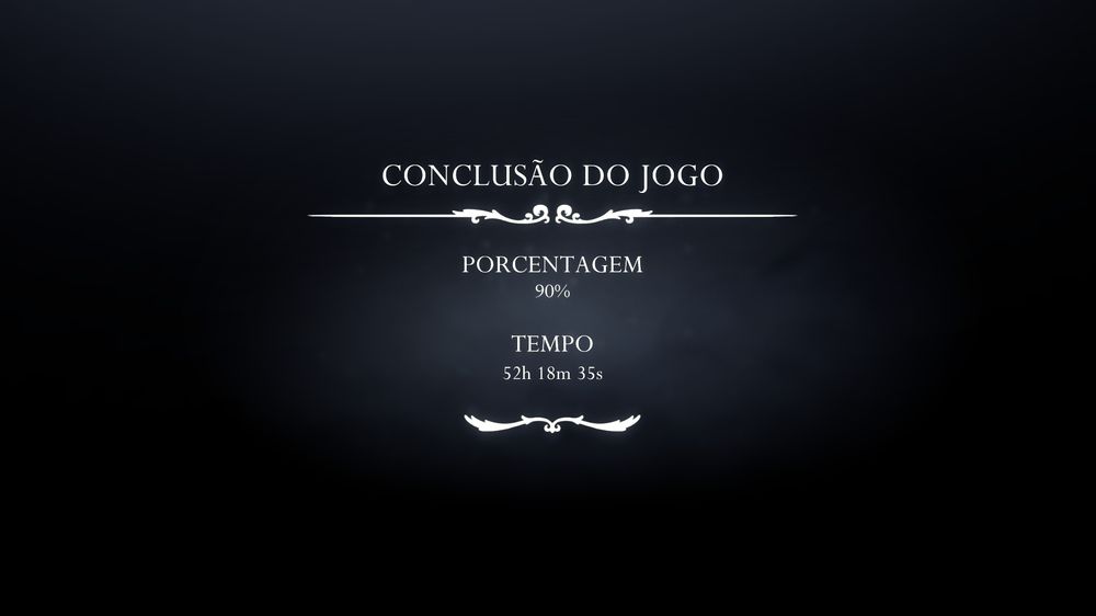Tela de conclusão do Silksong