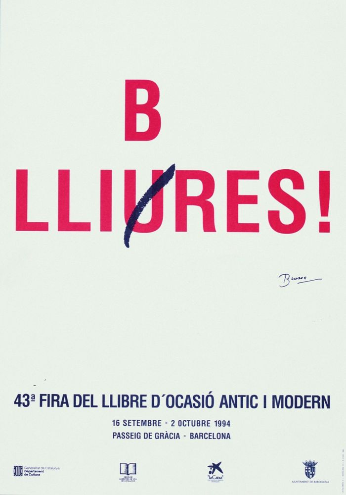 Llubres Lliures de Joan Brossa. 