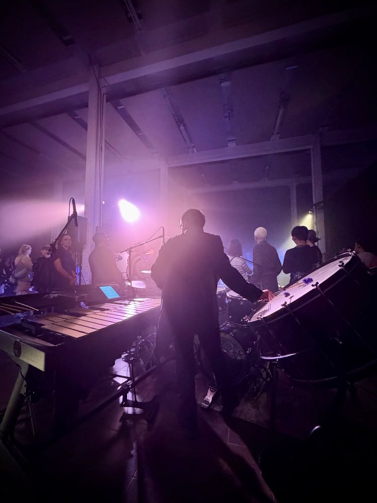 Percussionista a Symbiont 