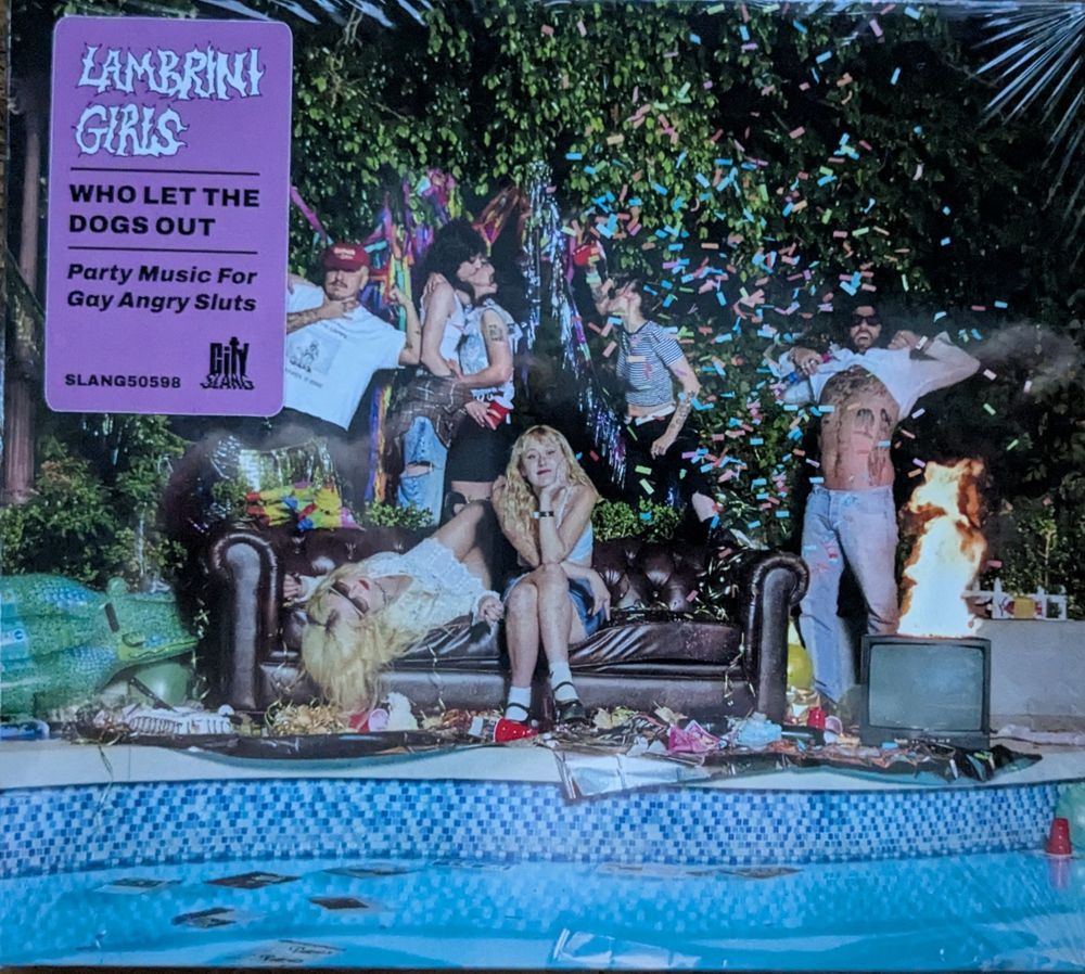 CD by Lambrini Girls. Album name - Who Let the Dogs Out.