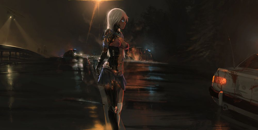 One can find a certain peace in the aftermath. Especially when still learning what, and how humanity is. Despite the appearance everyone survived the accident, so Athena focuses on learning techniques in emergency rescue, and medical information from the scene.