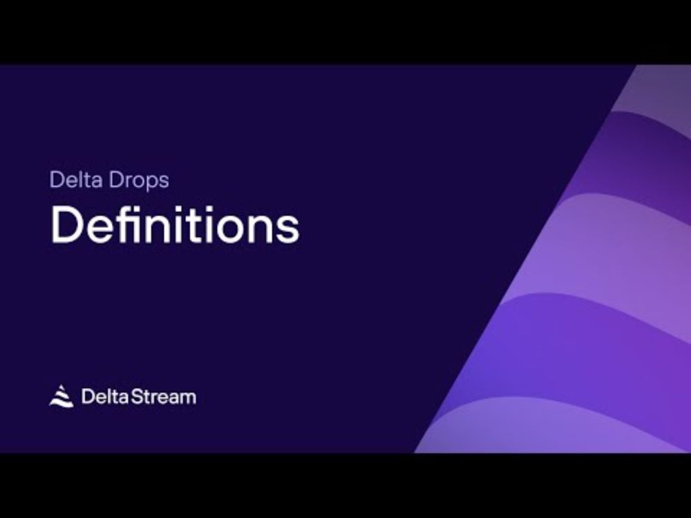 Delta Drop: Definitions