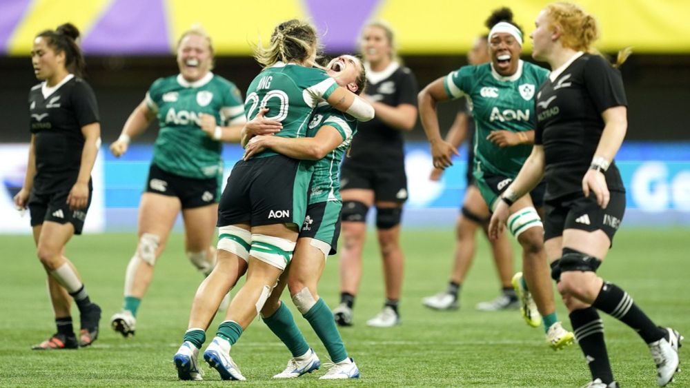 Ireland stun world champions New Zealand in WXV1