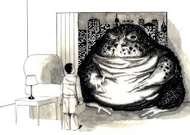 Frog appears in Katagiri’s apartment