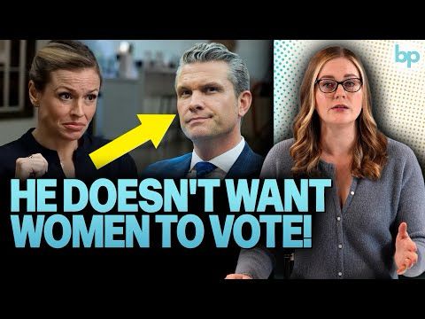 Pete Hegseth CALLS FOR TAKING AWAY WOMEN'S RIGHT TO VOTE in Video Posted on Twitter!!