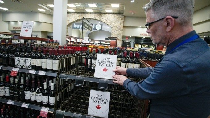 The trade war President Trump has sparked with Canada has caused Canadians to purchase nearly $130 million less wine this year.