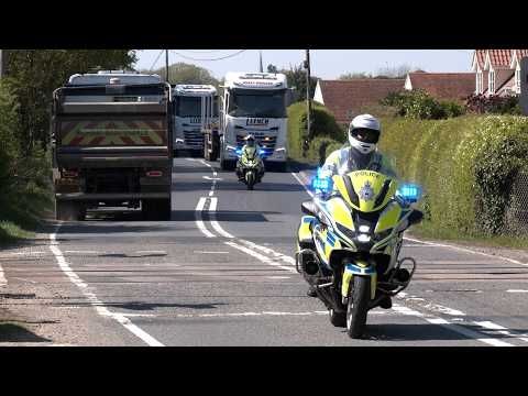 Police escort nuclear power station abnormal loads to Sizewell C
