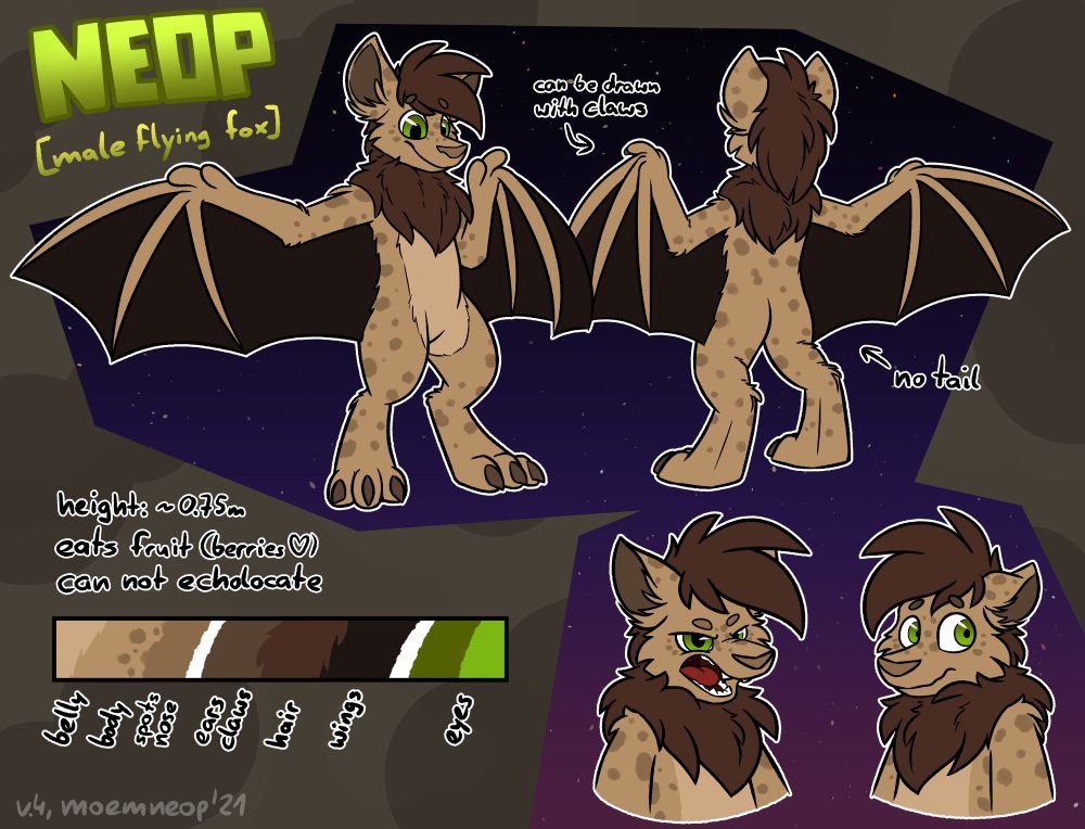 Reference page of Neop the bat