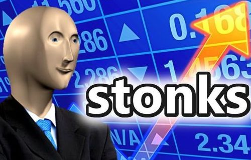 le meme "STONKS"
