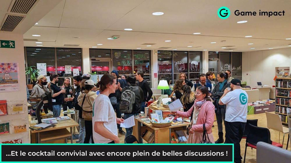 ...Et le cocktail convivial avec encore plein de belles discussions !