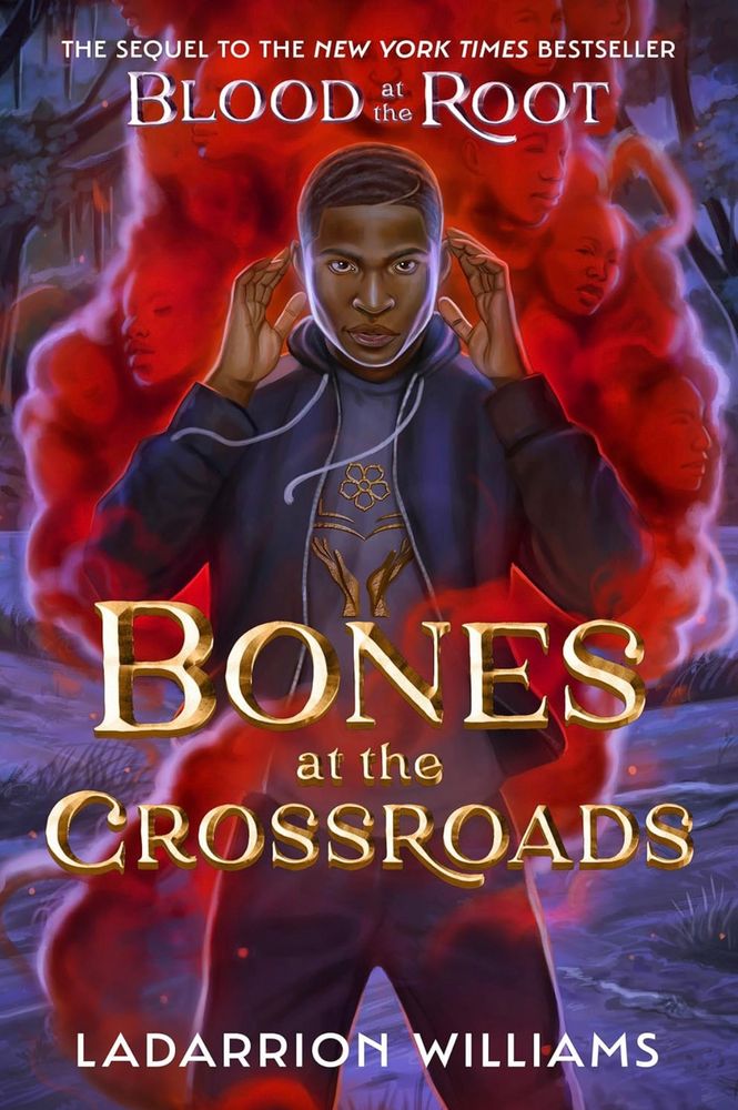 Image is the cover of Bones at the Crossroads by LaDarrion Williams 