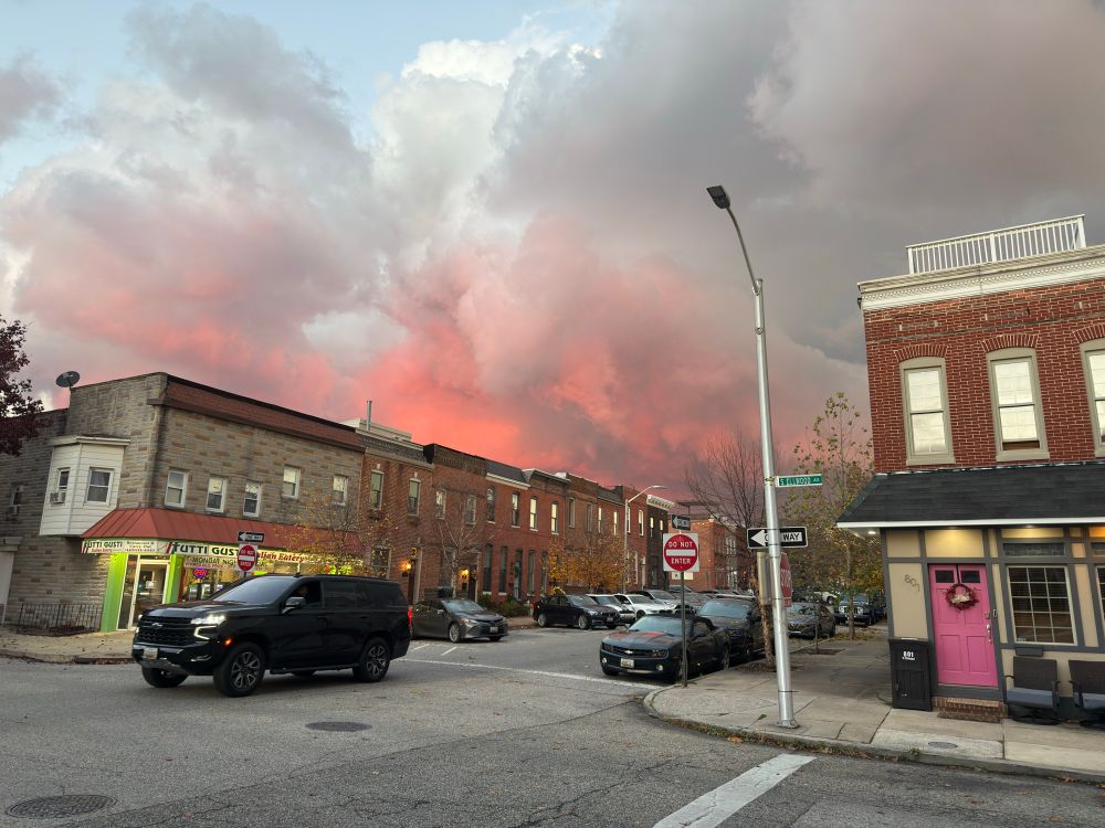 Sunset through crazy clouds over Tutti Gusti