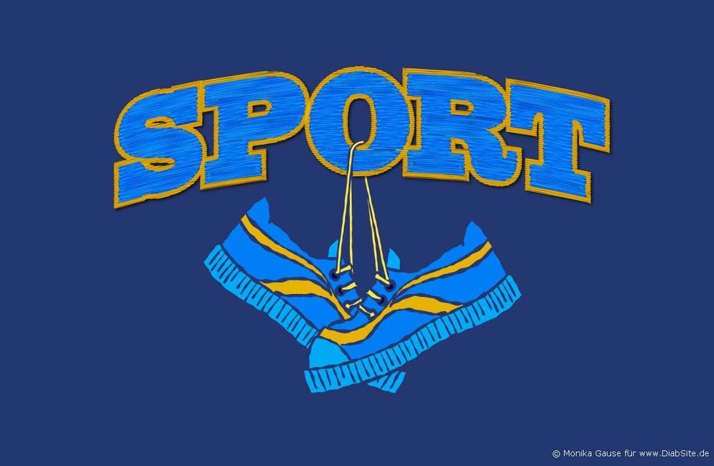 Diabetes und Sport oder Bewegung.