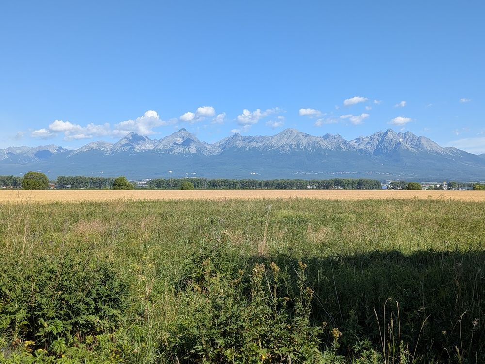 a view of the high tatra mountains