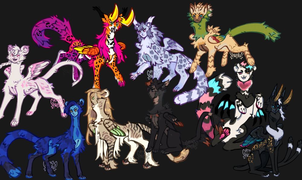 small erezu sphinx adopts sold during the open beta launch event