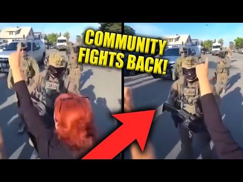 ICE Agents Get CHASED OUT of Neighborhood by ANGRY Residents