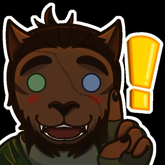 G'lorpo the brown furred Hrothgar exclaiming that he has some pearl of wisdom to share.

G'lorpo, o Hrothgar de pelo marrom, exclama que tem alguma pérola de sabedoria para compartilhar.