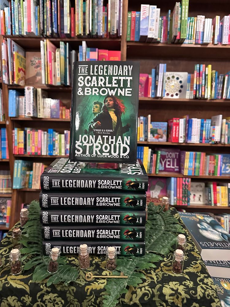 Scarlett and Browne book display 