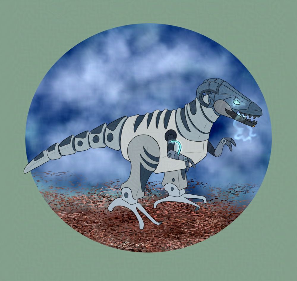 Nettle's character transformed into a roboraptor if anyone remembers those as kids