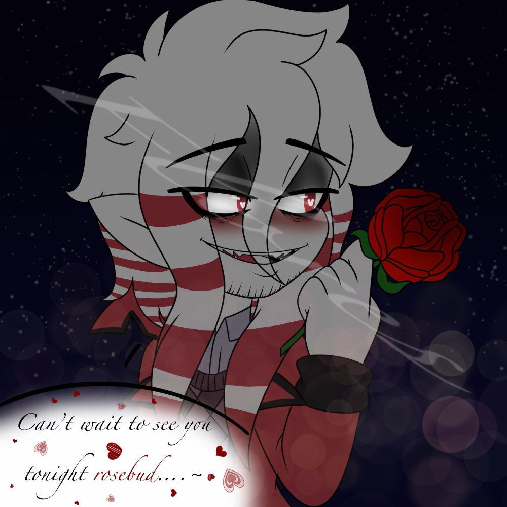 My very first drawing of Damon >///<