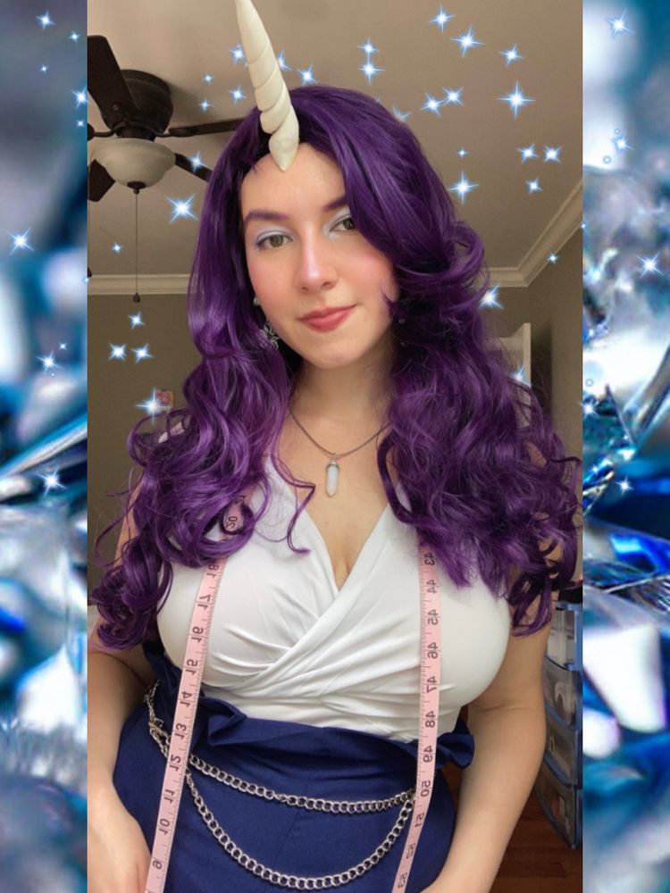 the last two photos i am not wearing glasses, showing my purple eyebrows and blue eyeshadow better.