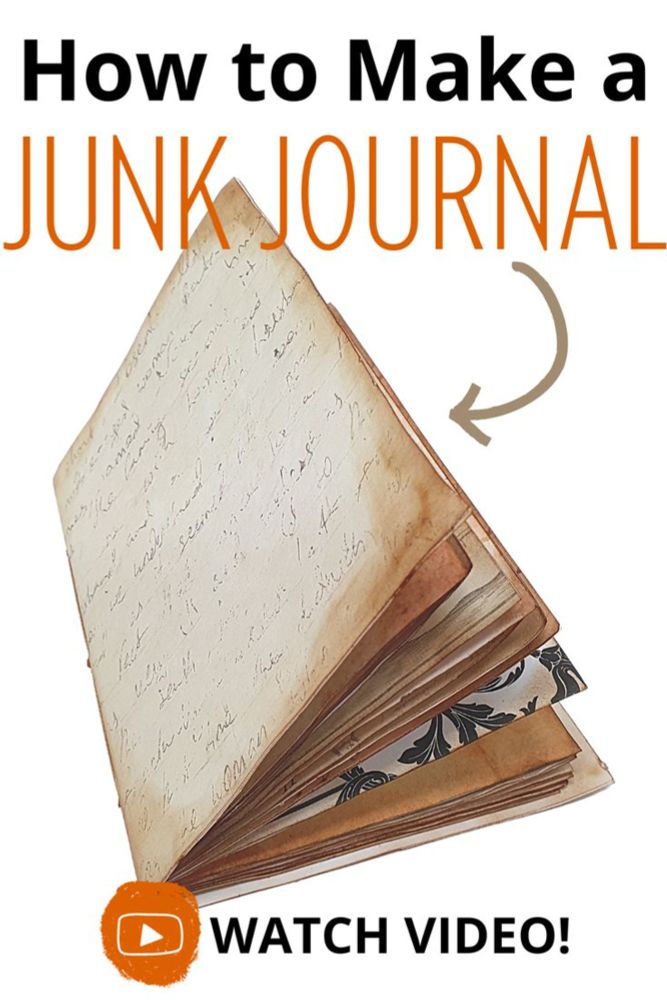 How to Make a Junk Journal | Junk journal, Vintage junk journal, Diy journal books