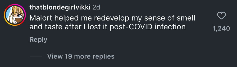 thatblondegirlvikki 2d
Malort helped me redevelop my sense of smell and taste after I lost it post-COVID infection
Reply
View 19 more replies
1,240